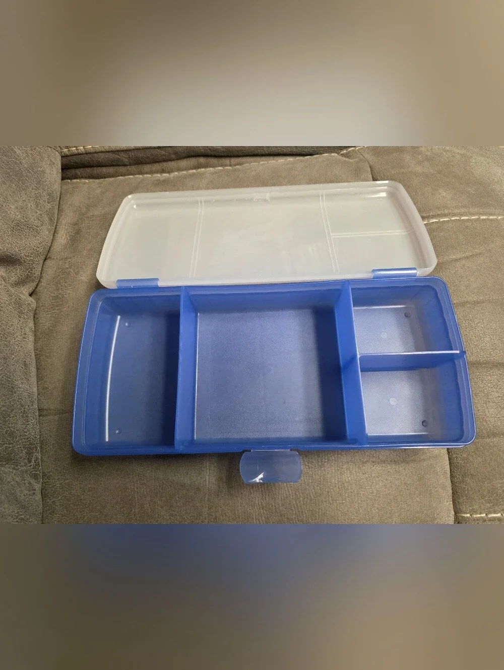 Blue Tupperware 